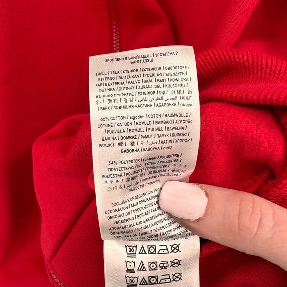 Guess Poleron Walt Logo Tape Mock Zip Up Fleece Jacket NWT Size Small - Picture 4 of 7